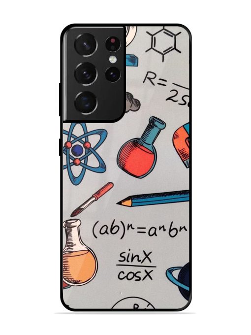 Science Doodle Glossy Soft Edge Case for Samsung Galaxy S21 Ultra Chachhi