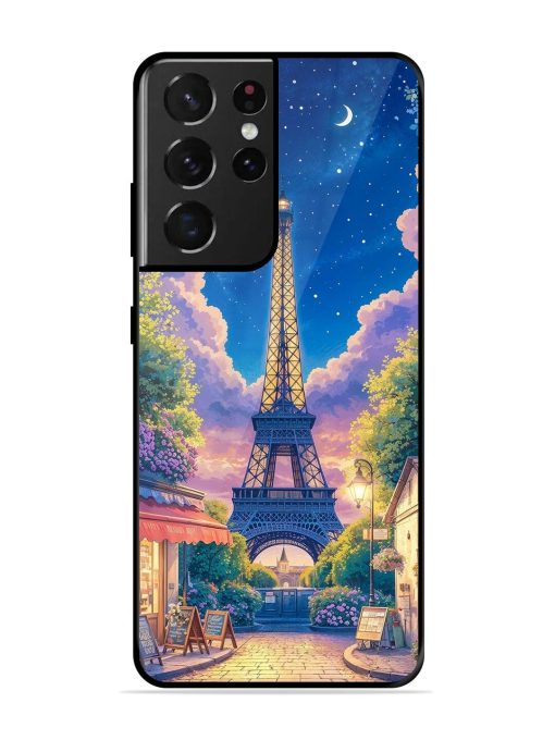 Twilight In Paris Glossy Soft Edge Case for Samsung Galaxy S21 Ultra Chachhi