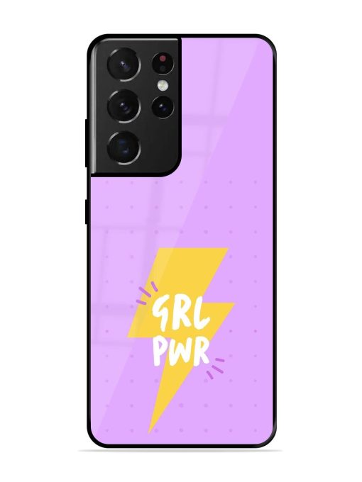 Girl Power Spark Glossy Soft Edge Case for Samsung Galaxy S21 Ultra