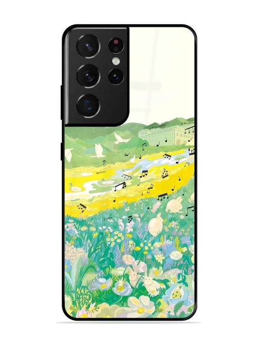 Melody In Bloom Glossy Soft Edge Case for Samsung Galaxy S21 Ultra Chachhi