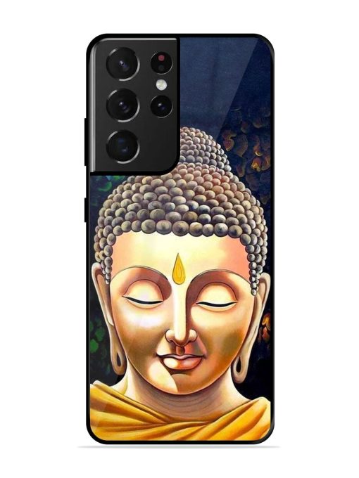 Buddha Face Glossy Soft Edge Case for Samsung Galaxy S21 Ultra Chachhi