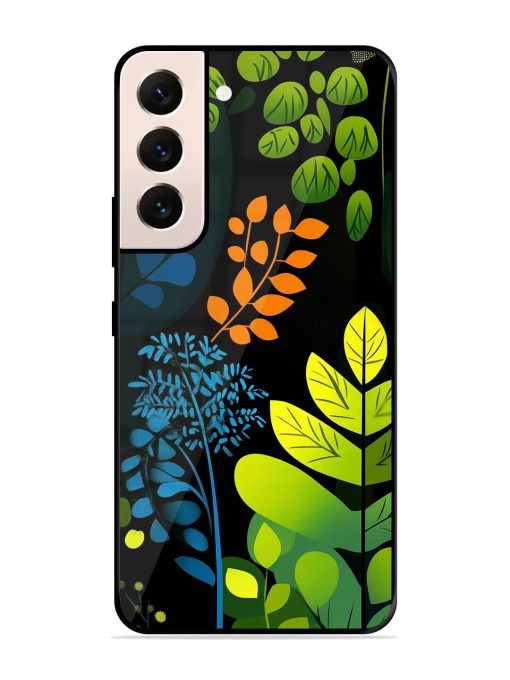 Midnight Garden Glossy Soft Edge Case for Samsung Galaxy S22 (5G) Chachhi