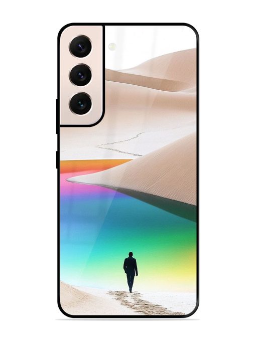 Desert Dreams Glossy Soft Edge Case for Samsung Galaxy S22 (5G) Chachhi