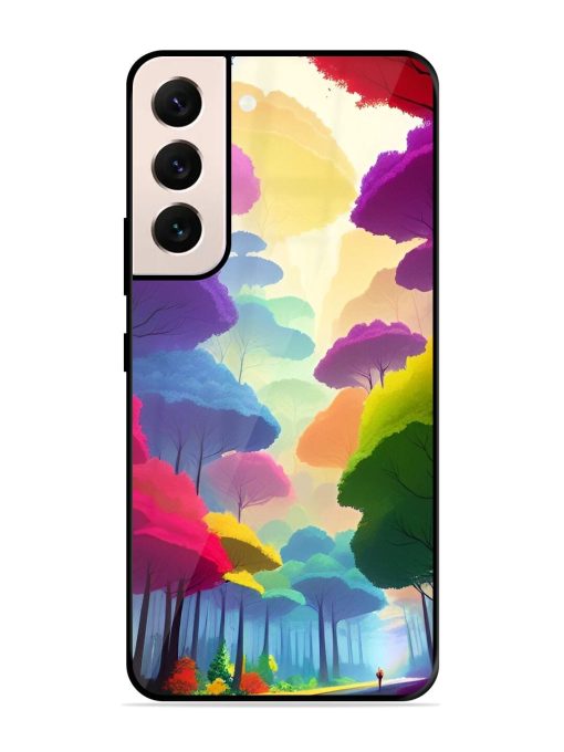 Rainbow Road Glossy Soft Edge Case for Samsung Galaxy S22 (5G) Chachhi