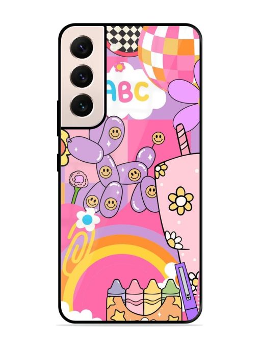 Whimsical Y2K Chaos Glossy Soft Edge Case for Samsung Galaxy S22 (5G)