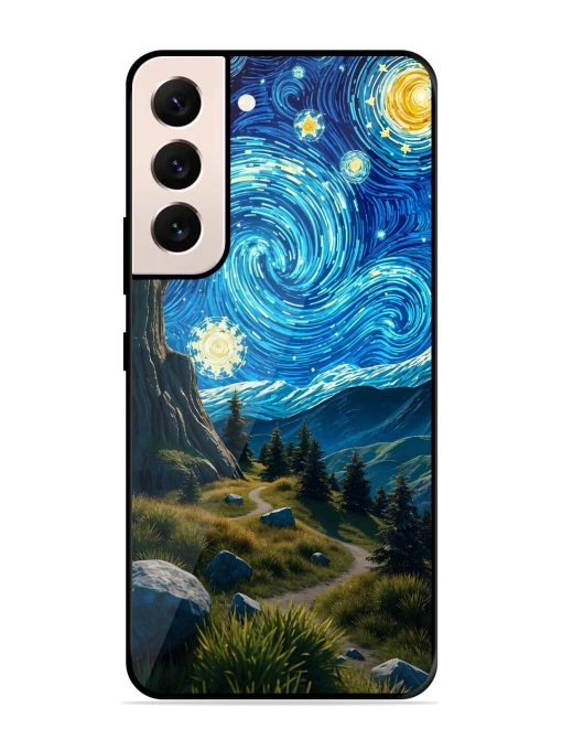 Starry Night In The Shire Glossy Soft Edge Case for Samsung Galaxy S22 (5G) Chachhi