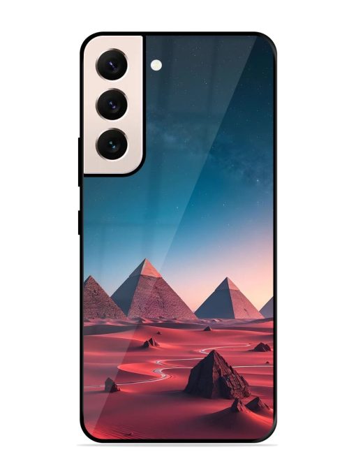 Ancient Wonders Sky Glossy Soft Edge Case for Samsung Galaxy S22 (5G) Chachhi