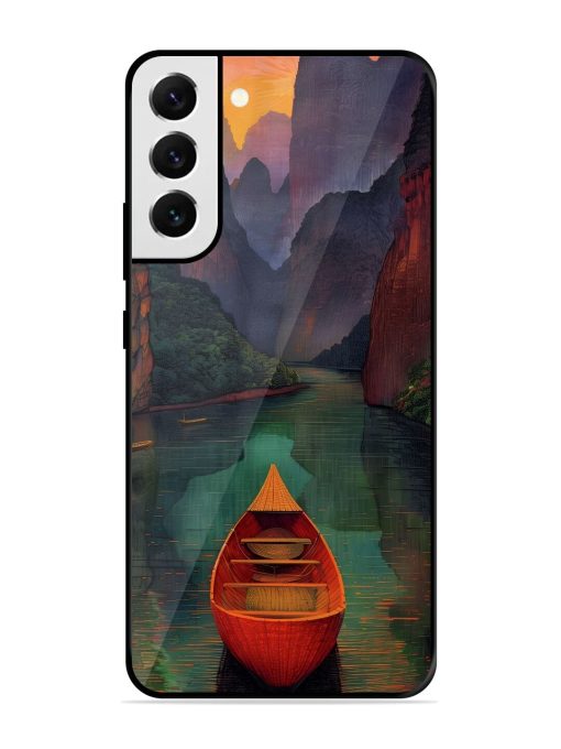 Serene Passage Glossy Soft Edge Case for Samsung Galaxy S22 Plus Chachhi