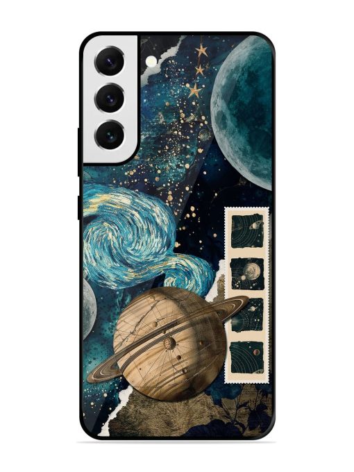 Celestial Tapestry Glossy Soft Edge Case for Samsung Galaxy S22 Plus Chachhi