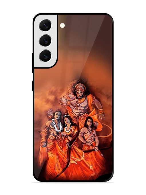 Sita Ram Glossy Soft Edge Case for Samsung Galaxy S22 Plus