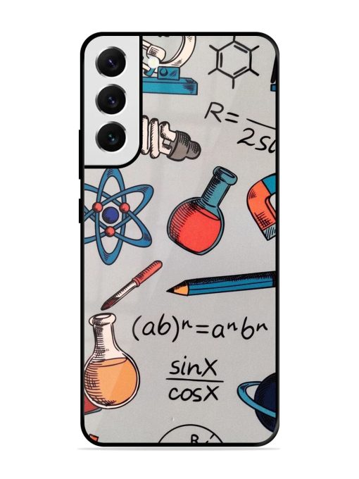 Science Doodle Glossy Soft Edge Case for Samsung Galaxy S22 Plus Chachhi