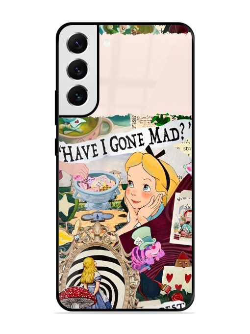 Mad Hatter'S Collage Glossy Soft Edge Case for Samsung Galaxy S22 Plus Chachhi