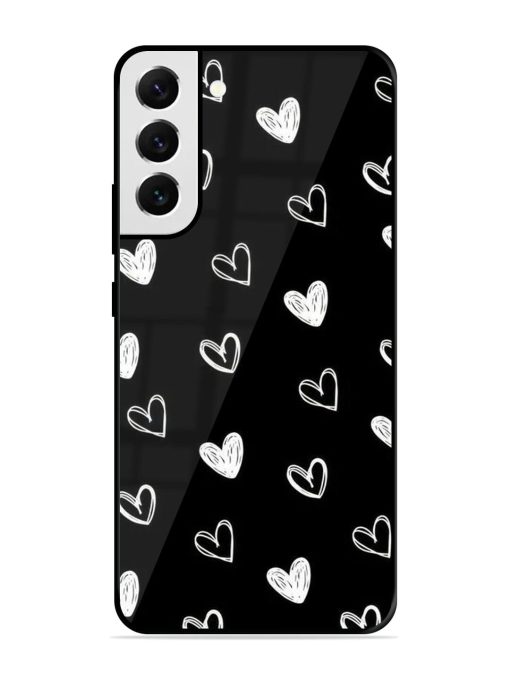 Scattered Hearts Glossy Soft Edge Case for Samsung Galaxy S22 Plus Chachhi