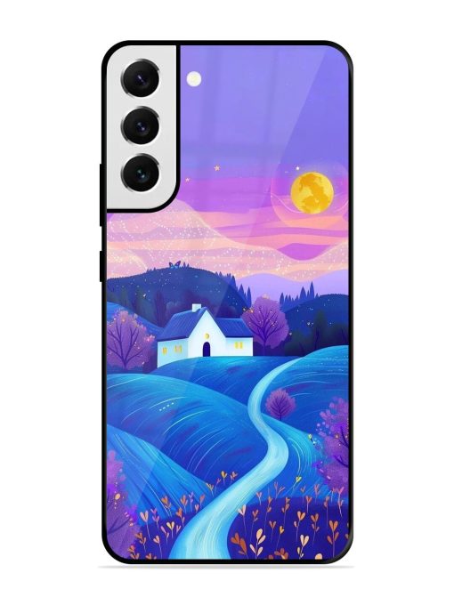 Moonlit Meadow Glossy Soft Edge Case for Samsung Galaxy S22 Plus Chachhi