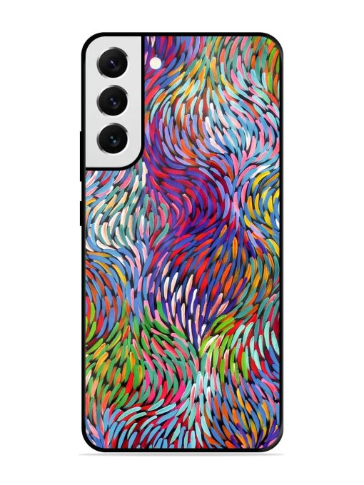 Vibrant Waves Glossy Soft Edge Case for Samsung Galaxy S22 Plus Chachhi