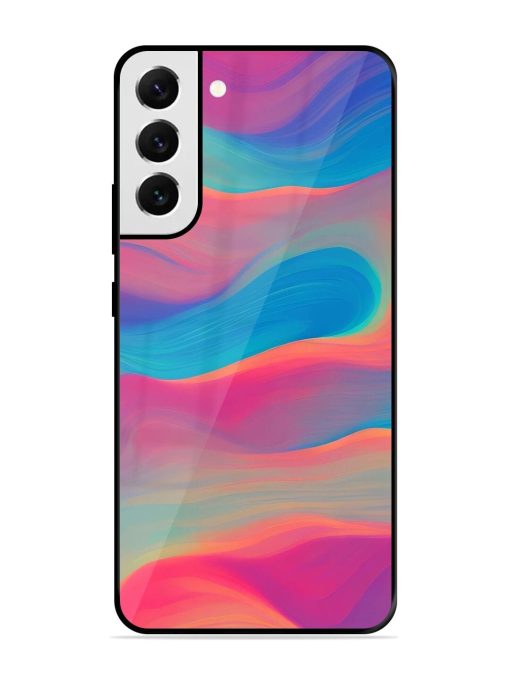 Wavy Wonder Glossy Soft Edge Case for Samsung Galaxy S22 Plus