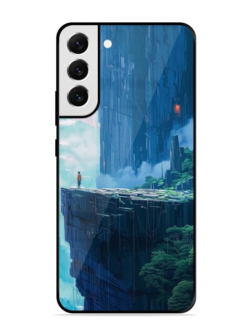 Solitude In The Sky Glossy Soft Edge Case for Samsung Galaxy S22 Plus Chachhi