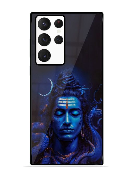 Mystic Mahadev Glossy Soft Edge Case for Samsung Galaxy S22 Ultra Chachhi