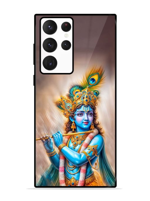 Divine Krishna Glossy Soft Edge Case for Samsung Galaxy S22 Ultra Chachhi