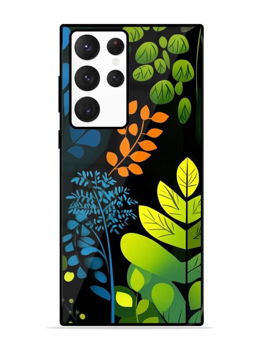 Midnight Garden Glossy Soft Edge Case for Samsung Galaxy S22 Ultra Chachhi