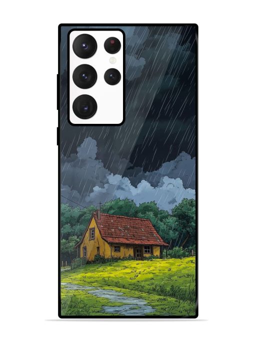 Rainy Day Retreat Glossy Soft Edge Case for Samsung Galaxy S22 Ultra Chachhi