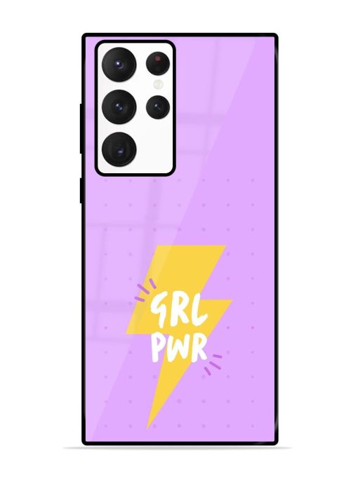 Girl Power Spark Glossy Soft Edge Case for Samsung Galaxy S22 Ultra