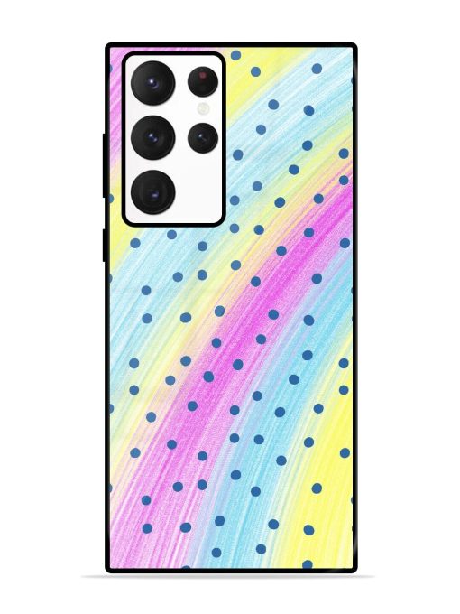 Polka Dot Paradise Glossy Soft Edge Case for Samsung Galaxy S22 Ultra Chachhi