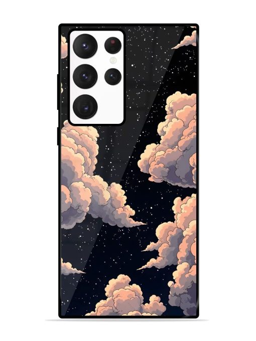 Starry Night Dreams Glossy Soft Edge Case for Samsung Galaxy S22 Ultra Chachhi