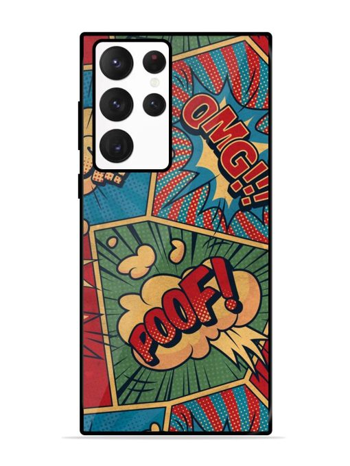 Comic Book Chaos Glossy Soft Edge Case for Samsung Galaxy S22 Ultra