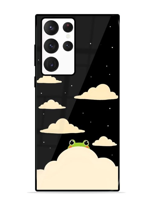 Froggy Night Sky Glossy Soft Edge Case for Samsung Galaxy S22 Ultra Chachhi