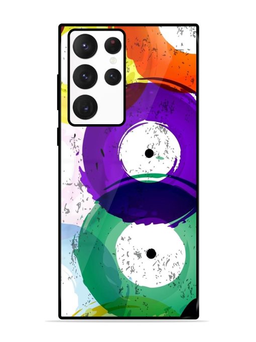 Vinyl Vibrations Glossy Soft Edge Case for Samsung Galaxy S22 Ultra Chachhi