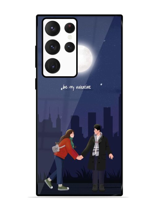 Moonlight Proposal Glossy Soft Edge Case for Samsung Galaxy S22 Ultra Chachhi