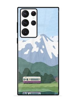 Mountainside Reflections Glossy Soft Edge Case for Samsung Galaxy S22 Ultra