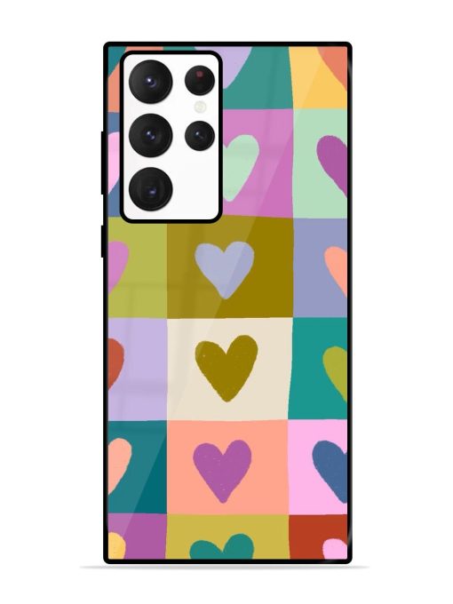 Box Of Hearts Glossy Soft Edge Case for Samsung Galaxy S22 Ultra Chachhi