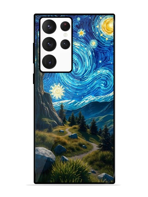 Starry Night In The Shire Glossy Soft Edge Case for Samsung Galaxy S22 Ultra Chachhi