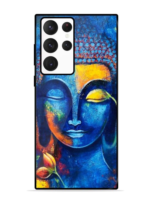 Enlightened Serenity Glossy Soft Edge Case for Samsung Galaxy S22 Ultra Chachhi