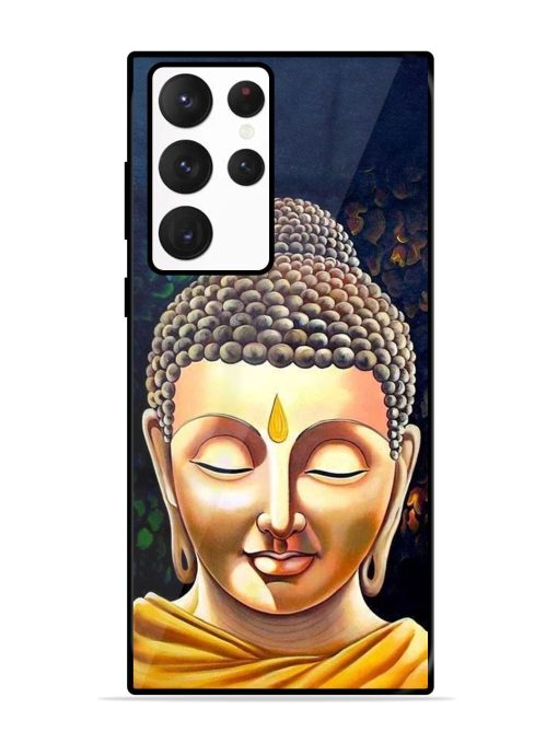 Buddha Face Glossy Soft Edge Case for Samsung Galaxy S22 Ultra Chachhi