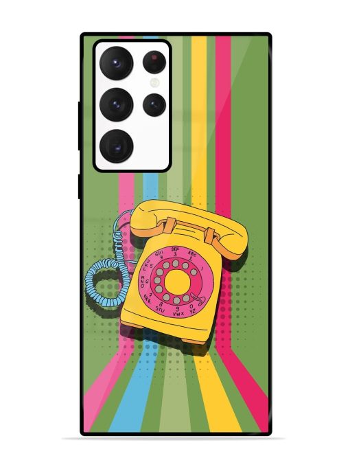 Retro Dialer Glossy Soft Edge Case for Samsung Galaxy S22 Ultra Chachhi