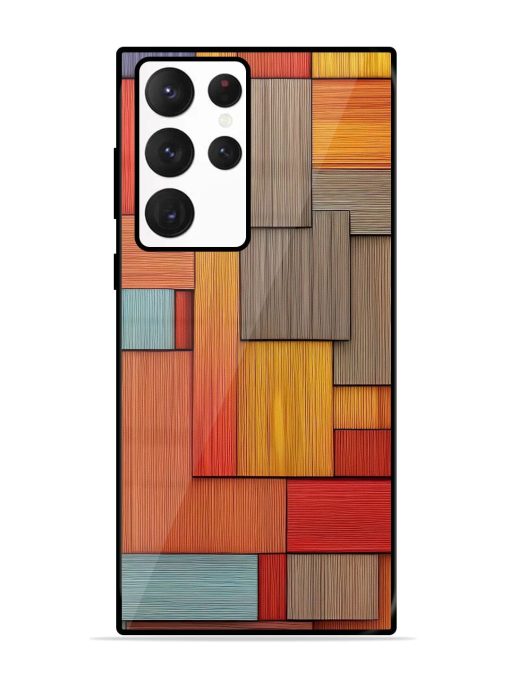 Woodsy Wonders Glossy Soft Edge Case for Samsung Galaxy S22 Ultra Chachhi