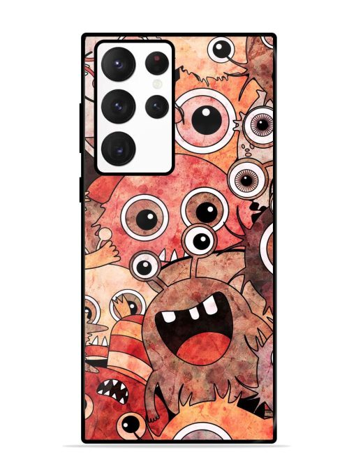 Monster Mash Glossy Soft Edge Case for Samsung Galaxy S22 Ultra Chachhi