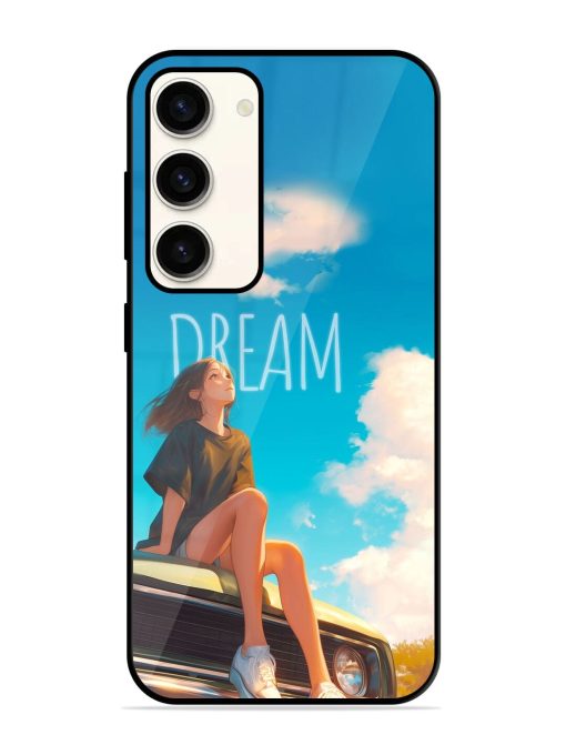 Girly Dream Art Glossy Soft Edge Case for Samsung Galaxy S23 (5G) Chachhi