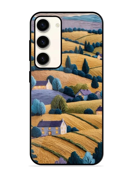 Rolling Hilltop Haven Glossy Soft Edge Case for Samsung Galaxy S23 (5G) Chachhi