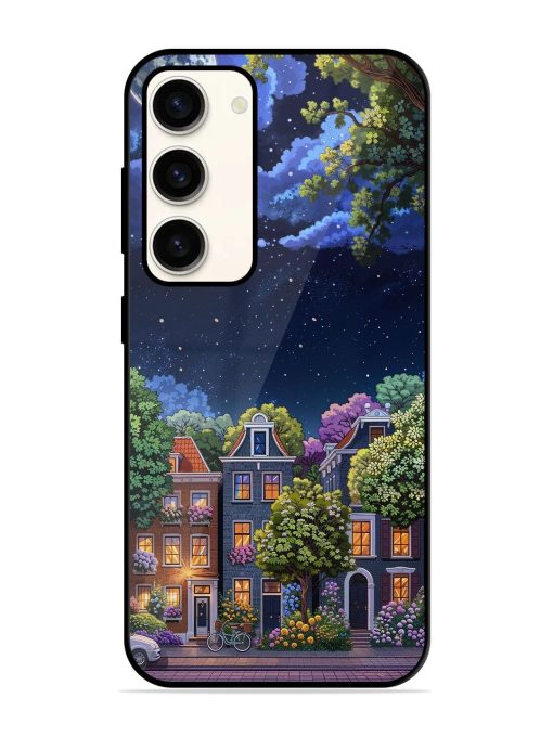 Moonlit Streets Glossy Soft Edge Case for Samsung Galaxy S23 (5G) Chachhi