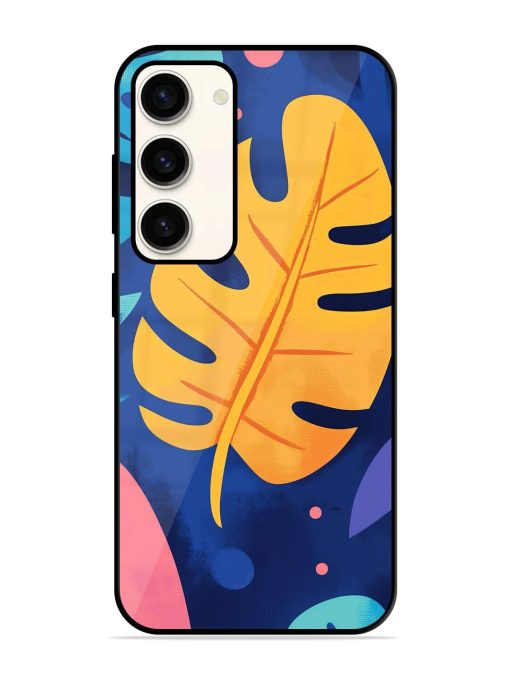 Tropical Tapestry Glossy Soft Edge Case for Samsung Galaxy S23 (5G)