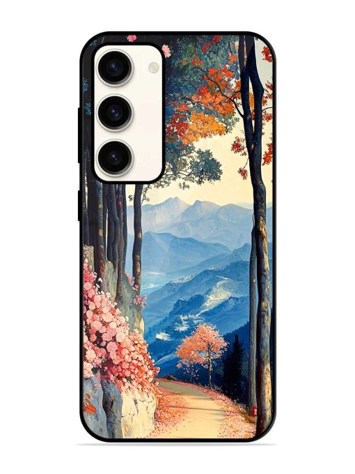 Mountainside Serenity Glossy Soft Edge Case for Samsung Galaxy S23 (5G) Chachhi