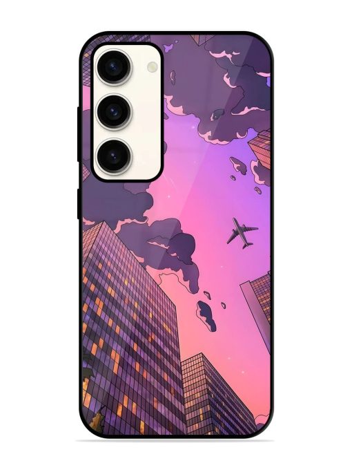 Urban Twilight Glossy Soft Edge Case for Samsung Galaxy S23 (5G) Chachhi