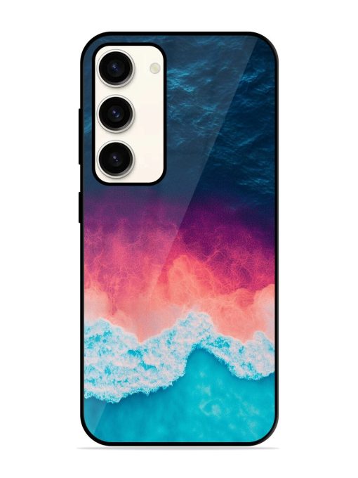 Where The Ocean Meets The Sky Glossy Soft Edge Case for Samsung Galaxy S23 (5G)