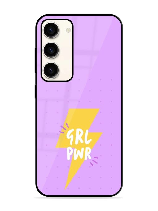 Girl Power Spark Glossy Soft Edge Case for Samsung Galaxy S23 (5G) Chachhi