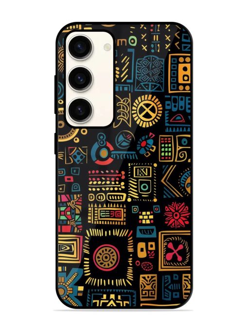 Tribal Tapestry Glossy Soft Edge Case for Samsung Galaxy S23 (5G) Chachhi