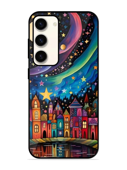 Starlit Village Glossy Soft Edge Case for Samsung Galaxy S23 (5G) Chachhi